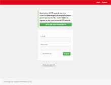 Tablet Screenshot of honda-mcpr.com